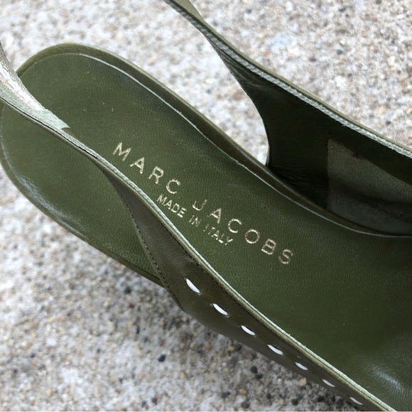 Marc Jacobs Leather Sling Back Heel - Picture 6 of 7
